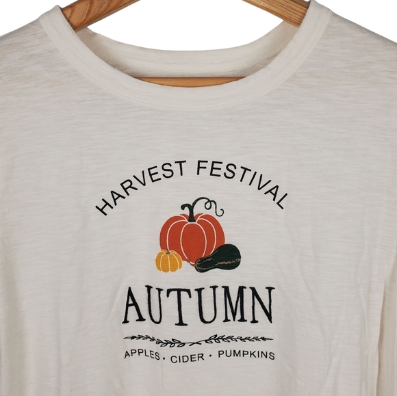LOFT Autumn Harvest Festival Tee. LG. K0137 - Picture 7 of 8